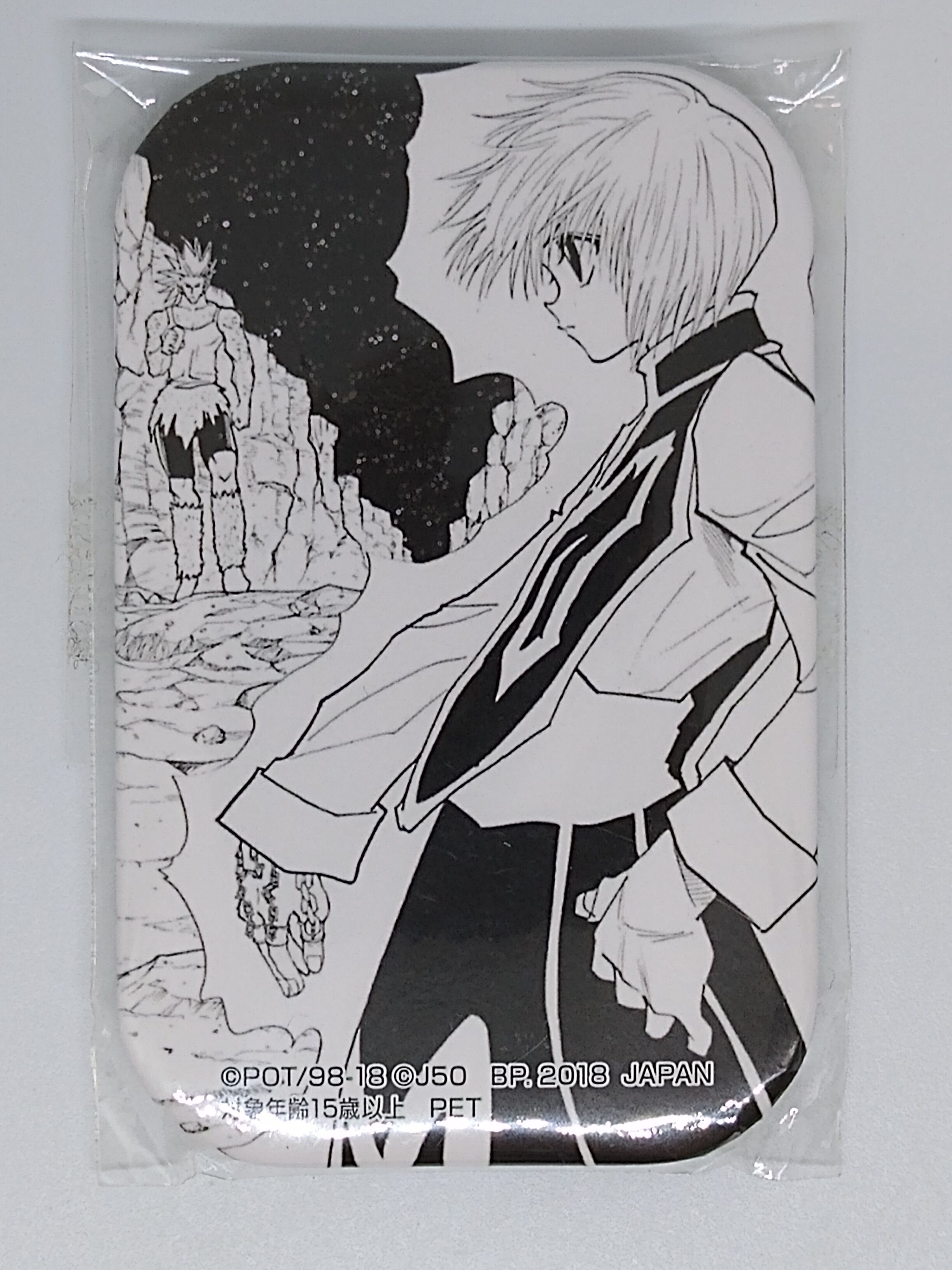 HUNTER×HUNTERハンターハンター白黒のバッジ クラピカ レア 50周年 original