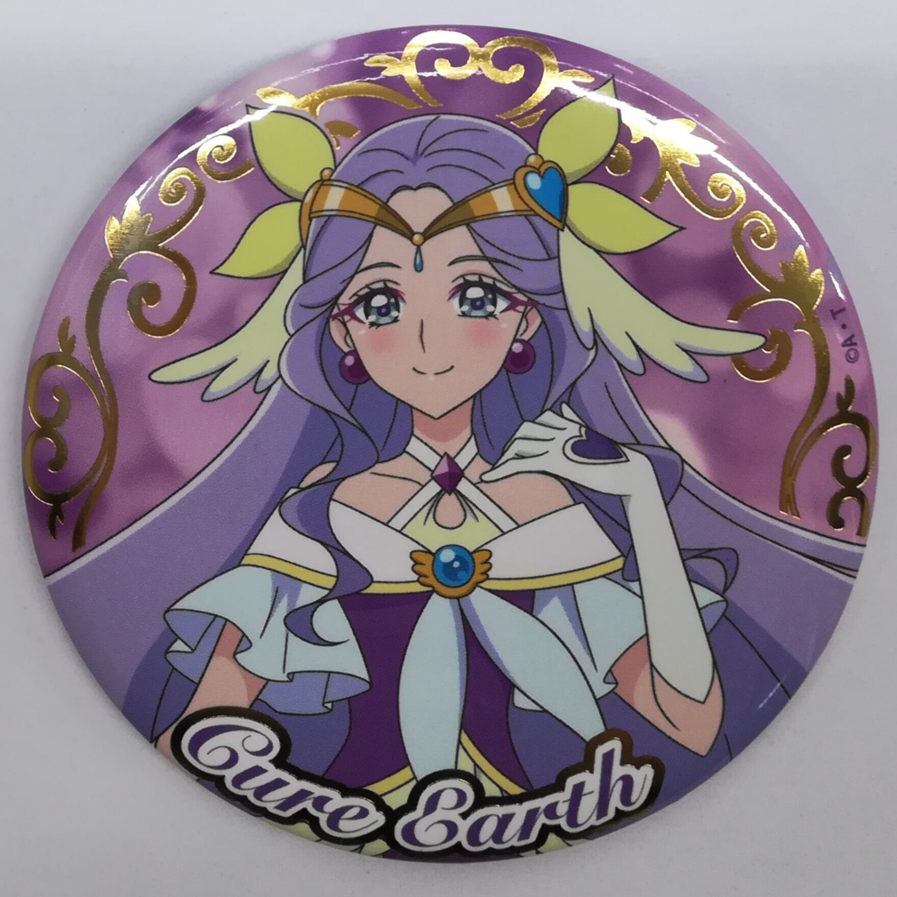 ヒーリングっどプリキュア　キュアアース　風鈴アスミ　缶バッジ　28点セット original