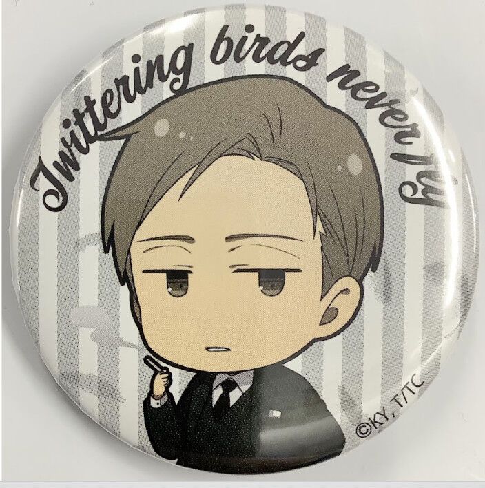 ヨネダコウ 『囀る鳥は羽ばたかない』缶バッジ 矢代【BLグッズ