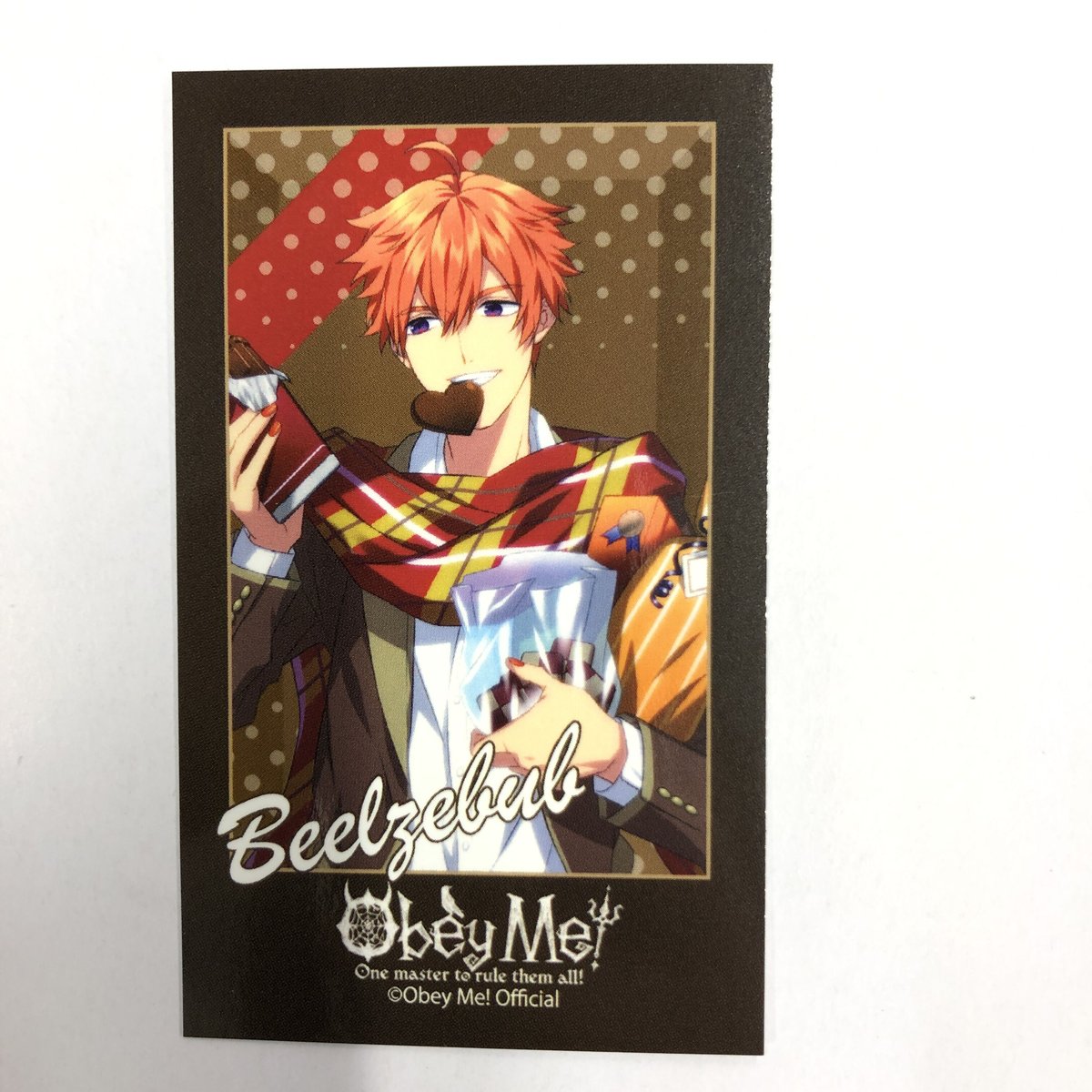 Obey Me！ ベルゼブブ カード | K-BOOKS 池袋 2次元グッズ通販
