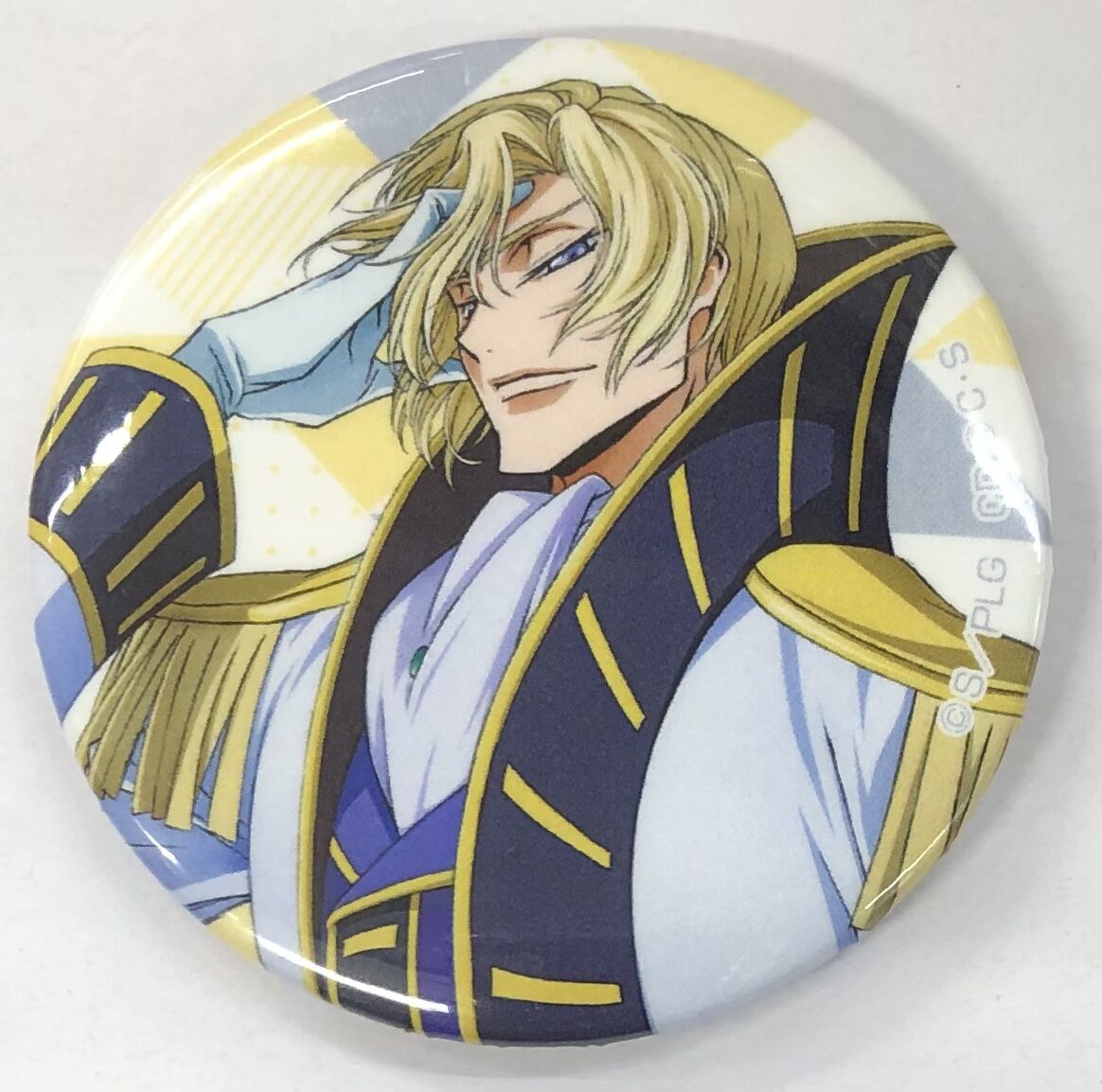 キズ・裏面ヨゴレ有】『コードギアス』 缶バッジ シュナイゼル・エル