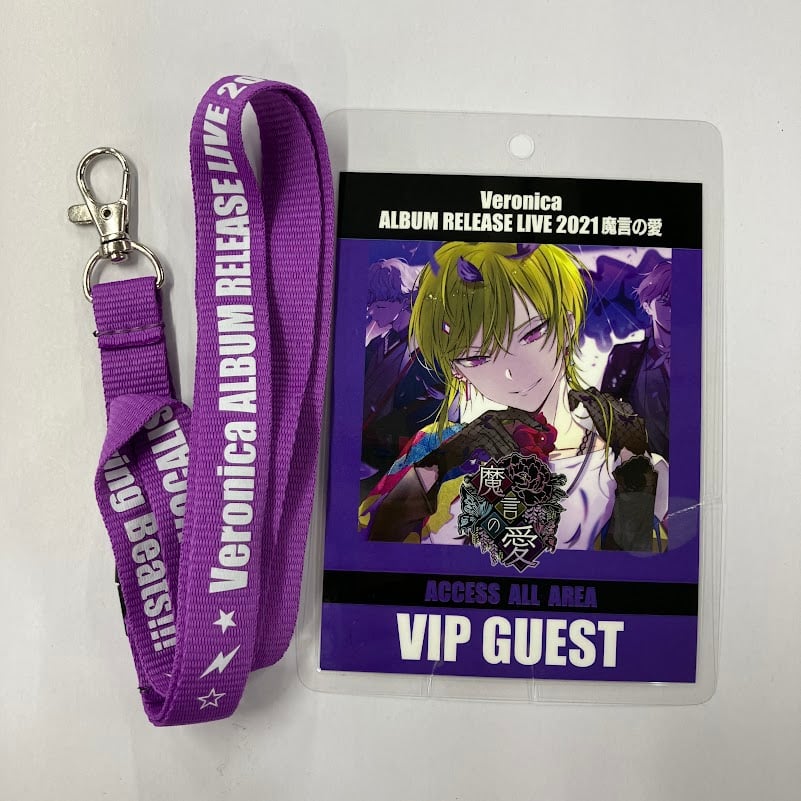 ディアヴォーカリスト モモチ ネックストラップ＆バックステージパス風