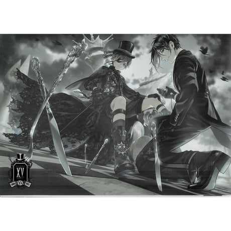 【匿名配送】黒執事 ミニクリアポスター 3点セット 黒執事 Book of the Atlantic A3サイズミニクリアポスター