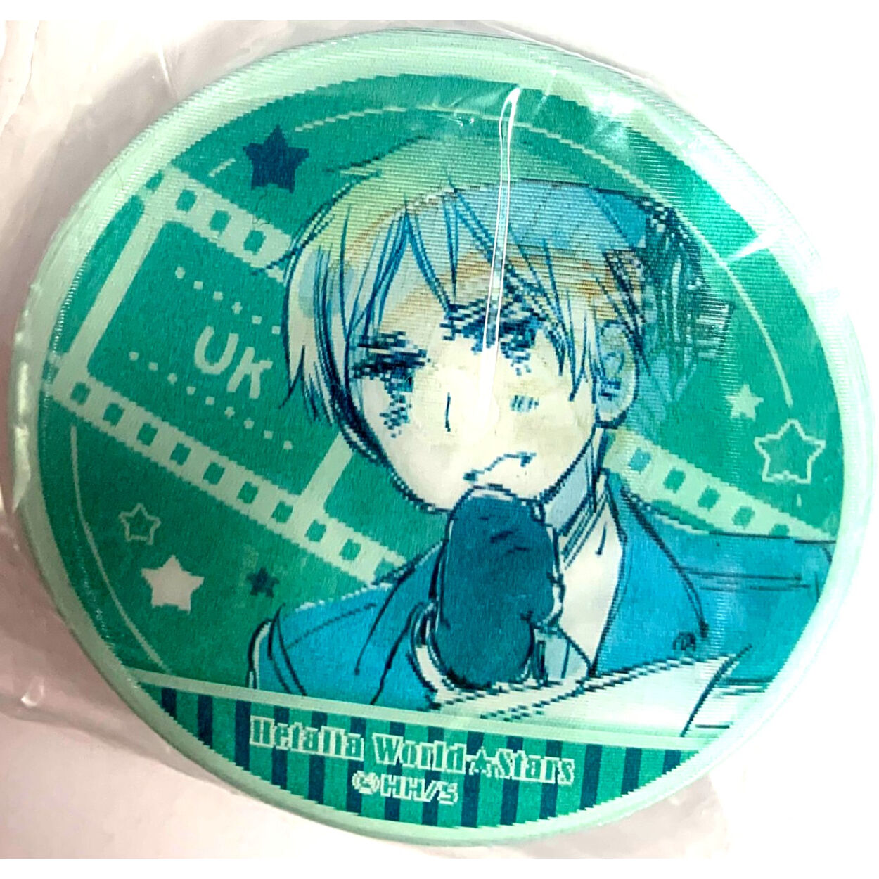 ヘタリア　イギリス　おおきくなったよ　チェンジング缶バッジ original