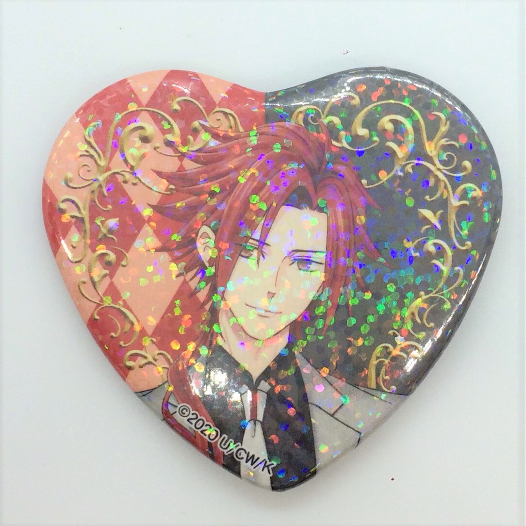 BROTHERS CONFLICT 朝日奈侑介 ハート缶バッジ ホロver. | K-BOOK