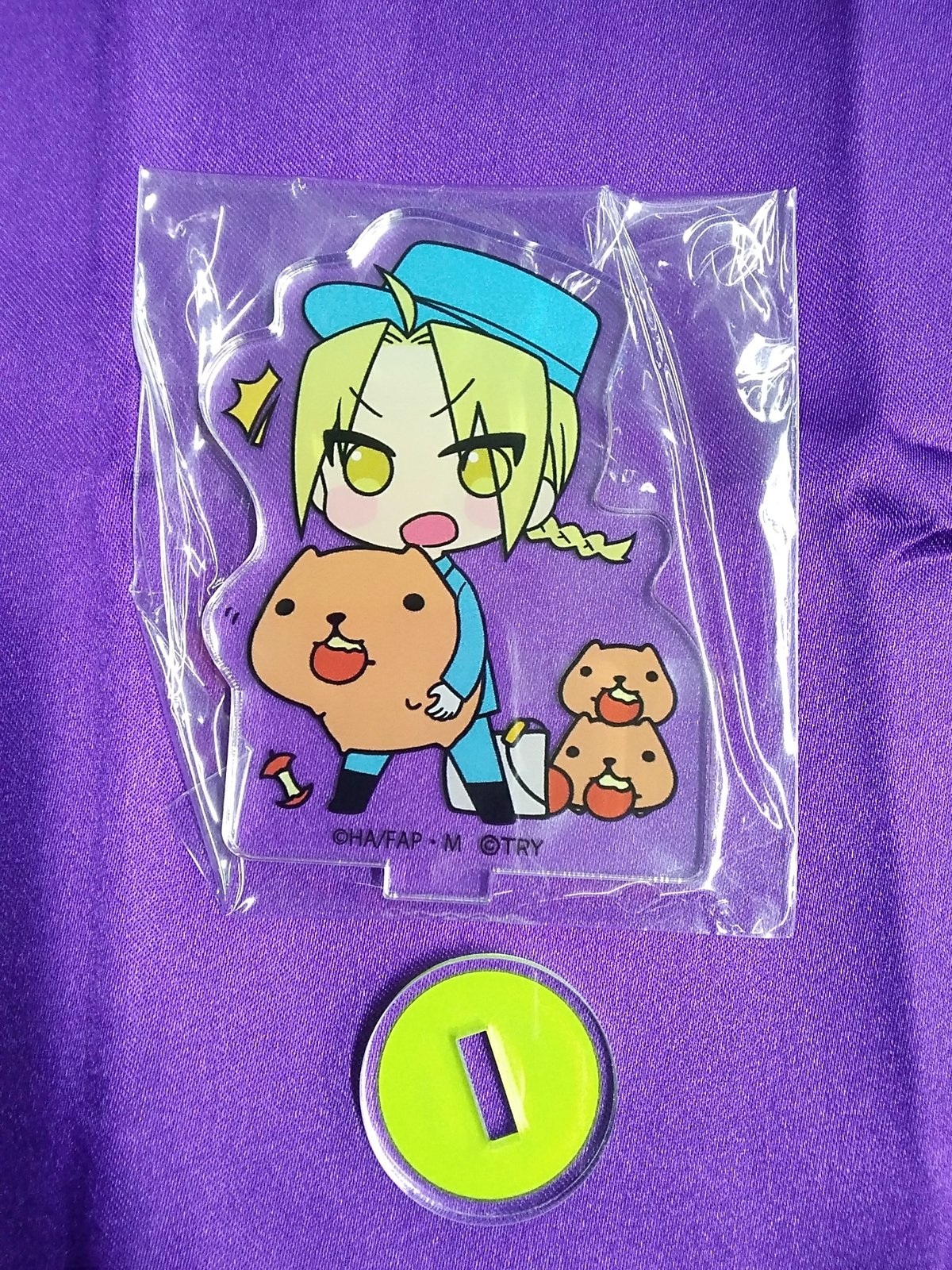 鋼の錬金術師FA×カピバラさん × プリンセスカフェ BIGアクリルスタンド