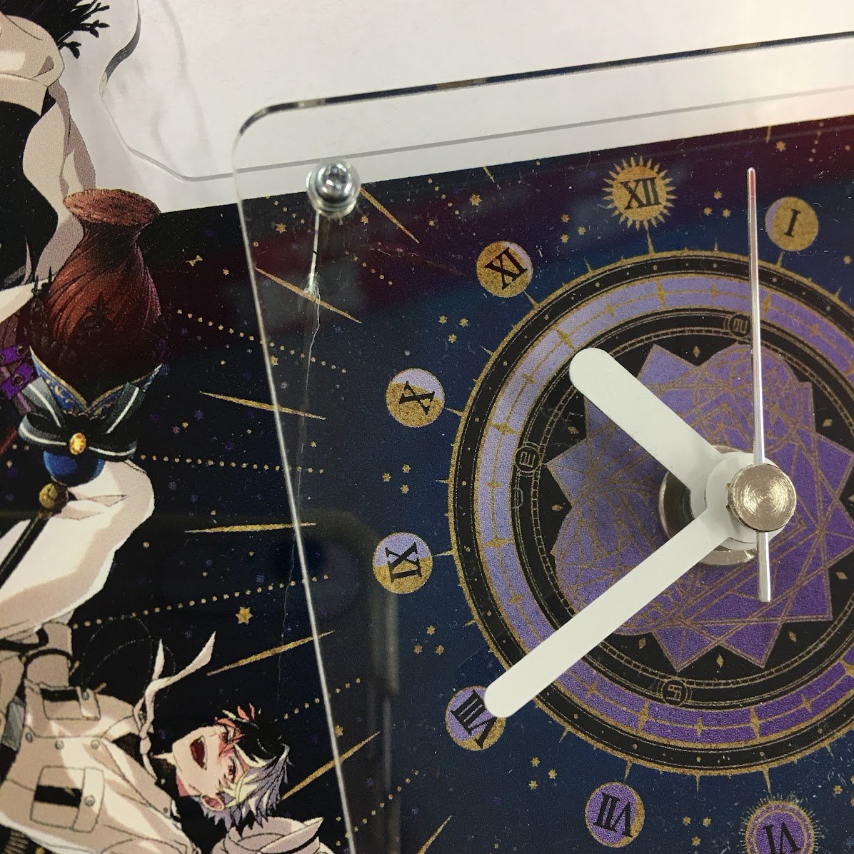 ヒビ割れ・サビ有り】魔法使いの約束 北の国 アクリルクロック | K