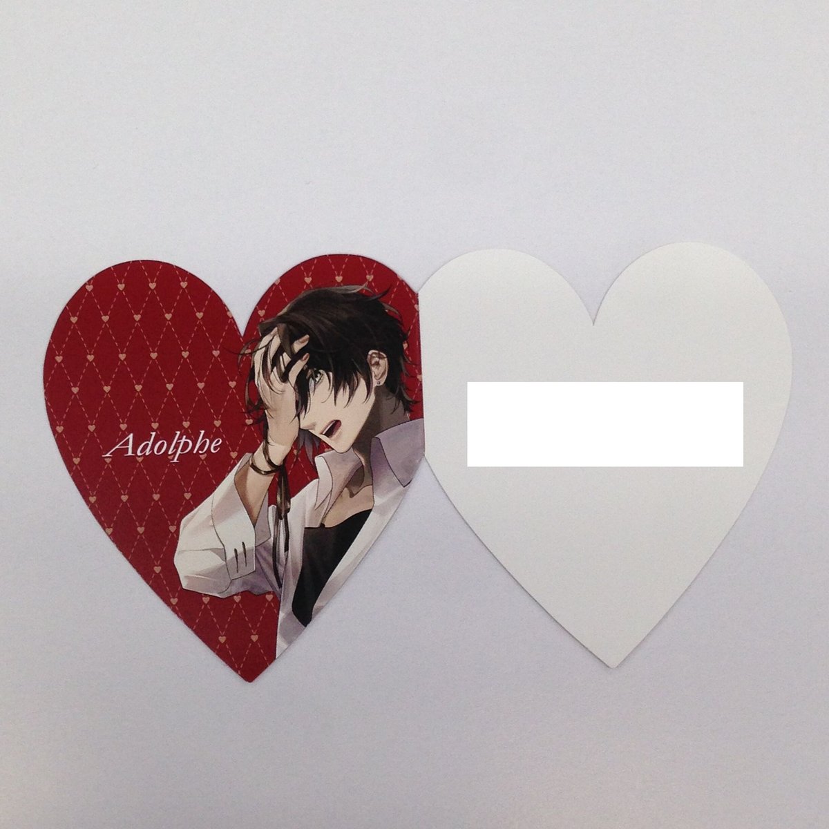 終遠のヴィルシュ　アドルフ　メッセージカード　まとめ売り 終遠のヴィルシュ アドルフ ハート型メッセージカード | K-BOOKS 池袋