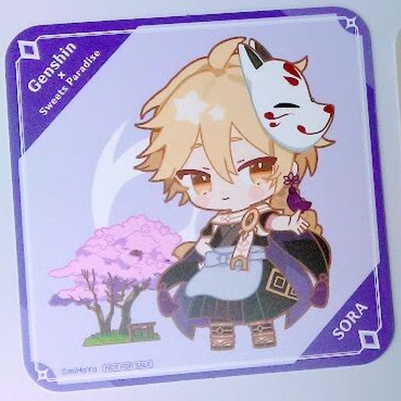 原神 空 ちびキャラコースター | K-BOOKS 池袋 2次元グッズ通販