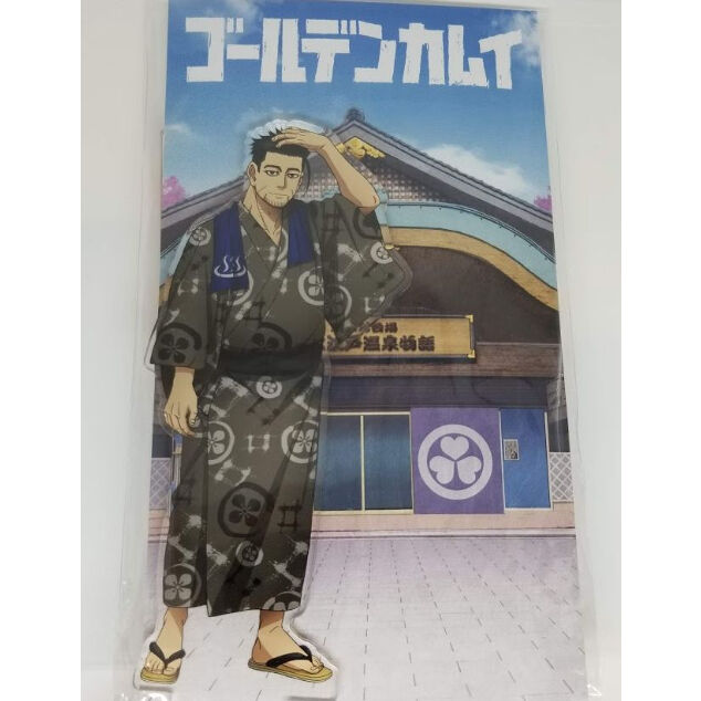 ゴールデンカムイ 大江戸温泉物語 アクリルスタンド 賄賂ガチャ 浴衣シール 月島 ゴールデンカムイ 大江戸温泉物語 アクリルスタンド 賄賂ガチャ