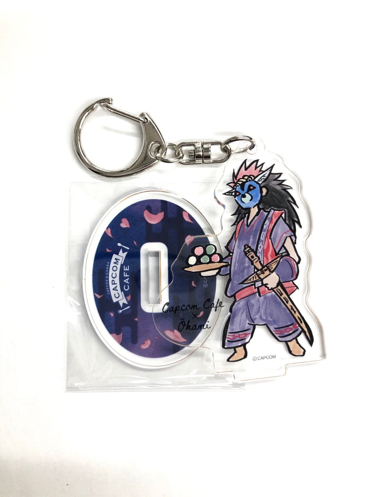 大神 大神×カプコンカフェ アクリルスタンドキーホルダー オキクルミ