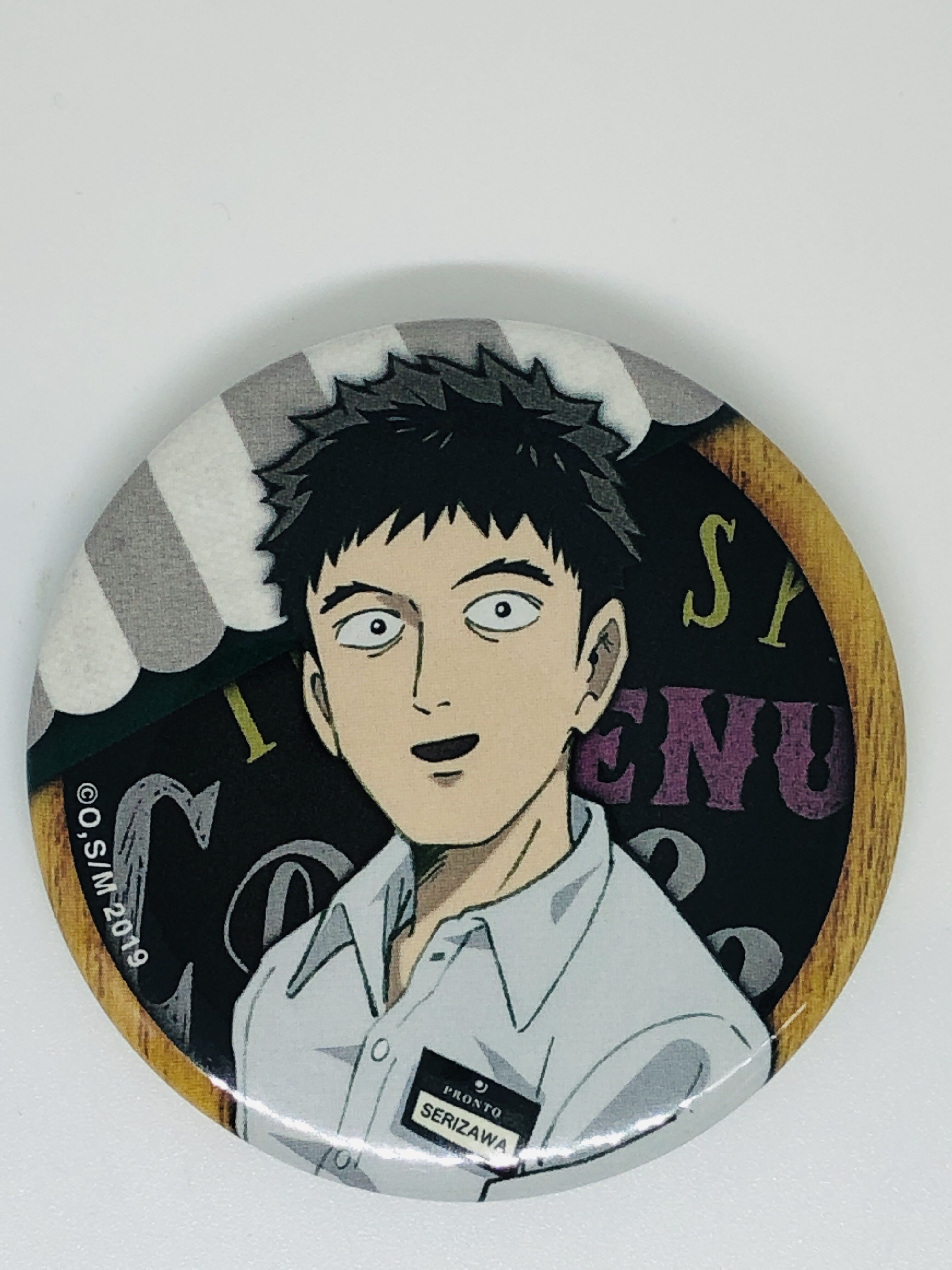 モブサイコ100 Ⅲ　卒業イベント　缶バッジ　芹沢克也　モブサイコ original