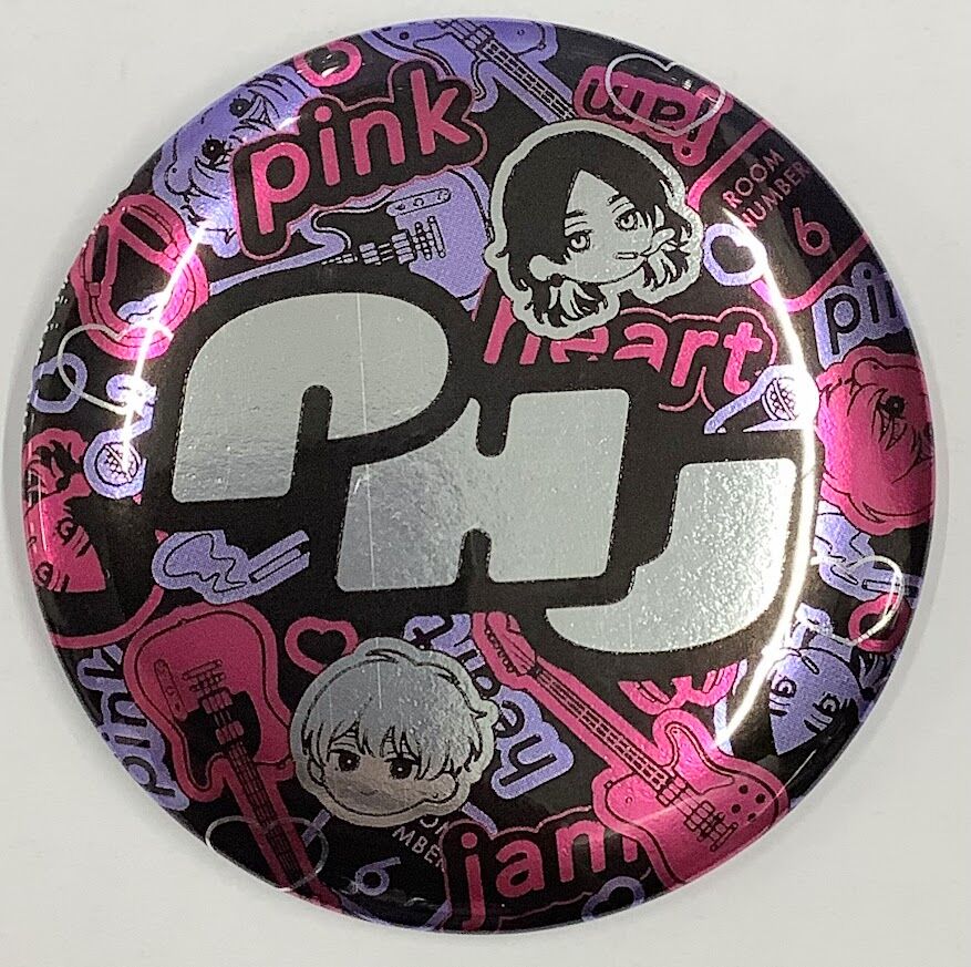 しっけ 『ピンクハートジャム』 缶バッジ【BLグッズ】 | K-BOOKS