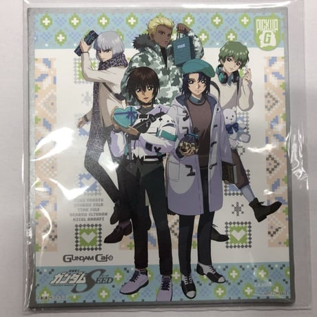 ガンダムカフェ　ホワイトデー　バレンタイン　イザーク　クリアポスター ガンダムカフェ ガンダムSEED バレンタイン クリアポスター イザーク