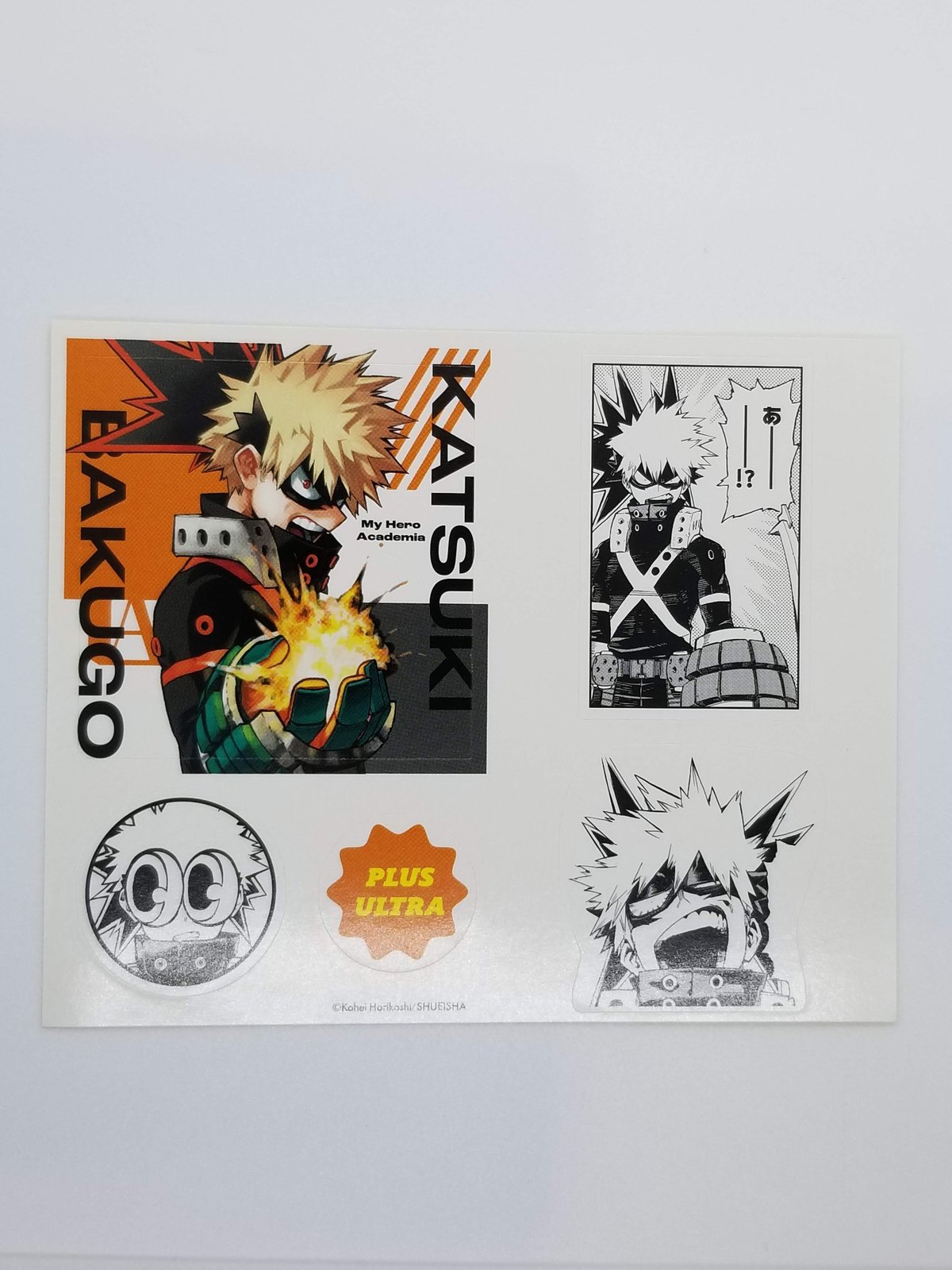 僕のヒーローアカデミア 爆豪 勝己 フォトカード＆ステッカー