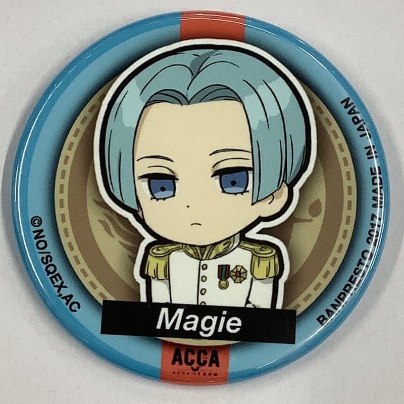 オノ・ナツメ 『ACCA13区監察課』 一番カフェ 缶バッジ マギー | K