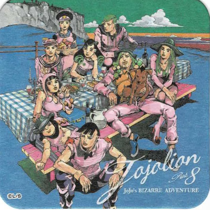 ジョジョの奇妙な冒険 東方家 アートコースター | K-BOOKS 池袋