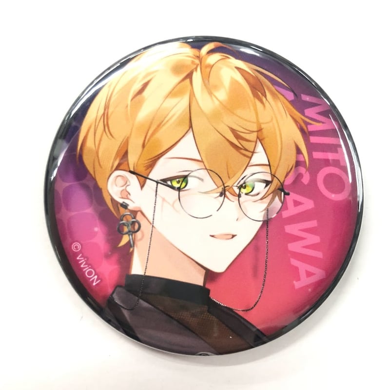 クロケスタ 小豆沢三斗 缶バッジ