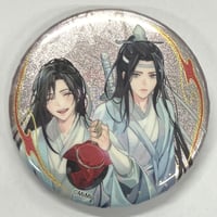 墨香銅臭 『魔道祖師』 ラジドラ魔道祖師（MiMi） 公式茶屋　グリッター扉絵 缶バッジ　藍忘機　魏無羨 【BLグッズ】
