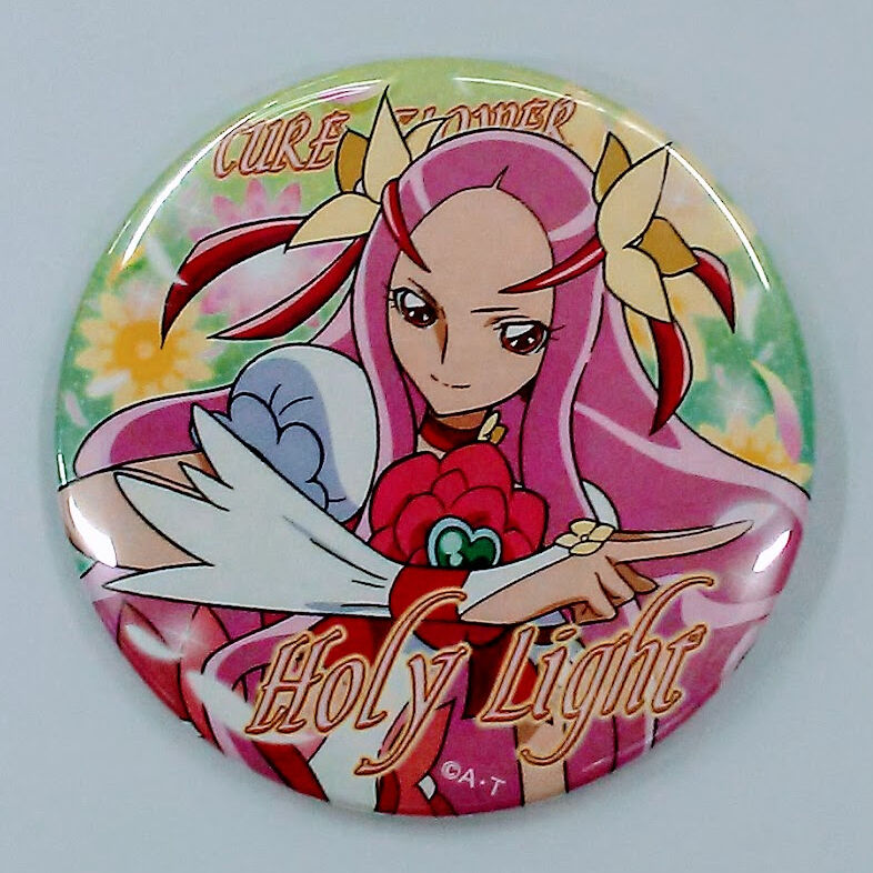 ハートキャッチプリキュア』キュアフラワー 75㎜缶バッジ | K-BOOKS