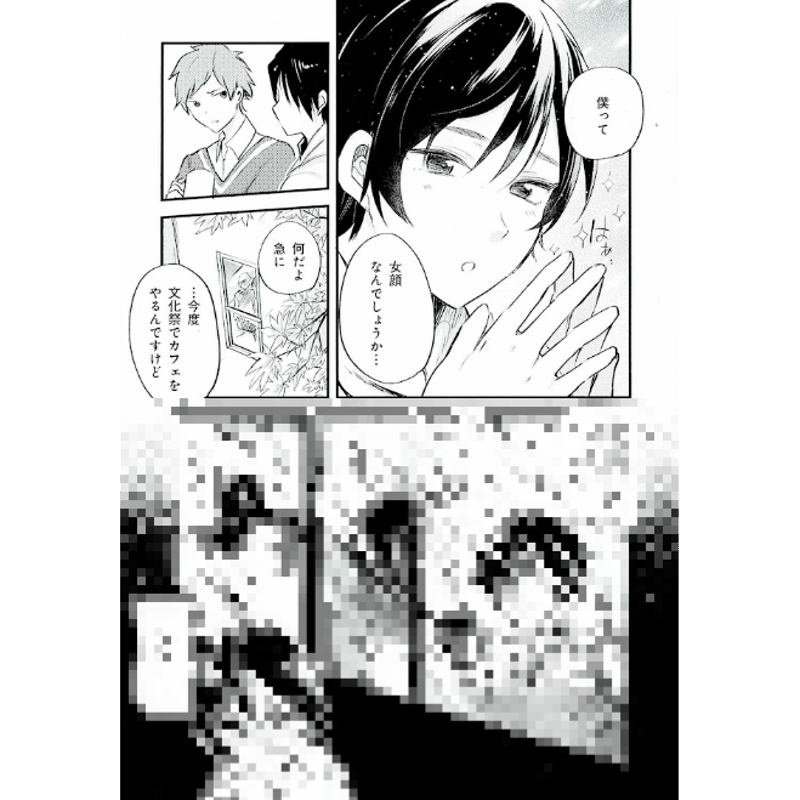 青辺マヒト『素直なひねくれ花』 アニメイト特典 リーフレット【BL