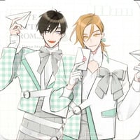 おげれつたなか 『ヤリチン☆ビッチ部』 ビッグ缶バッジ 百合絢