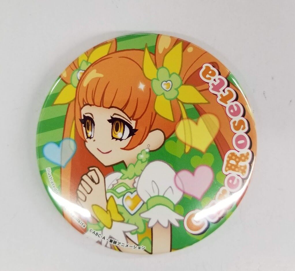 プリキュア キュアロゼッタ 上北ふたごオールスターズ 缶バッジ | K