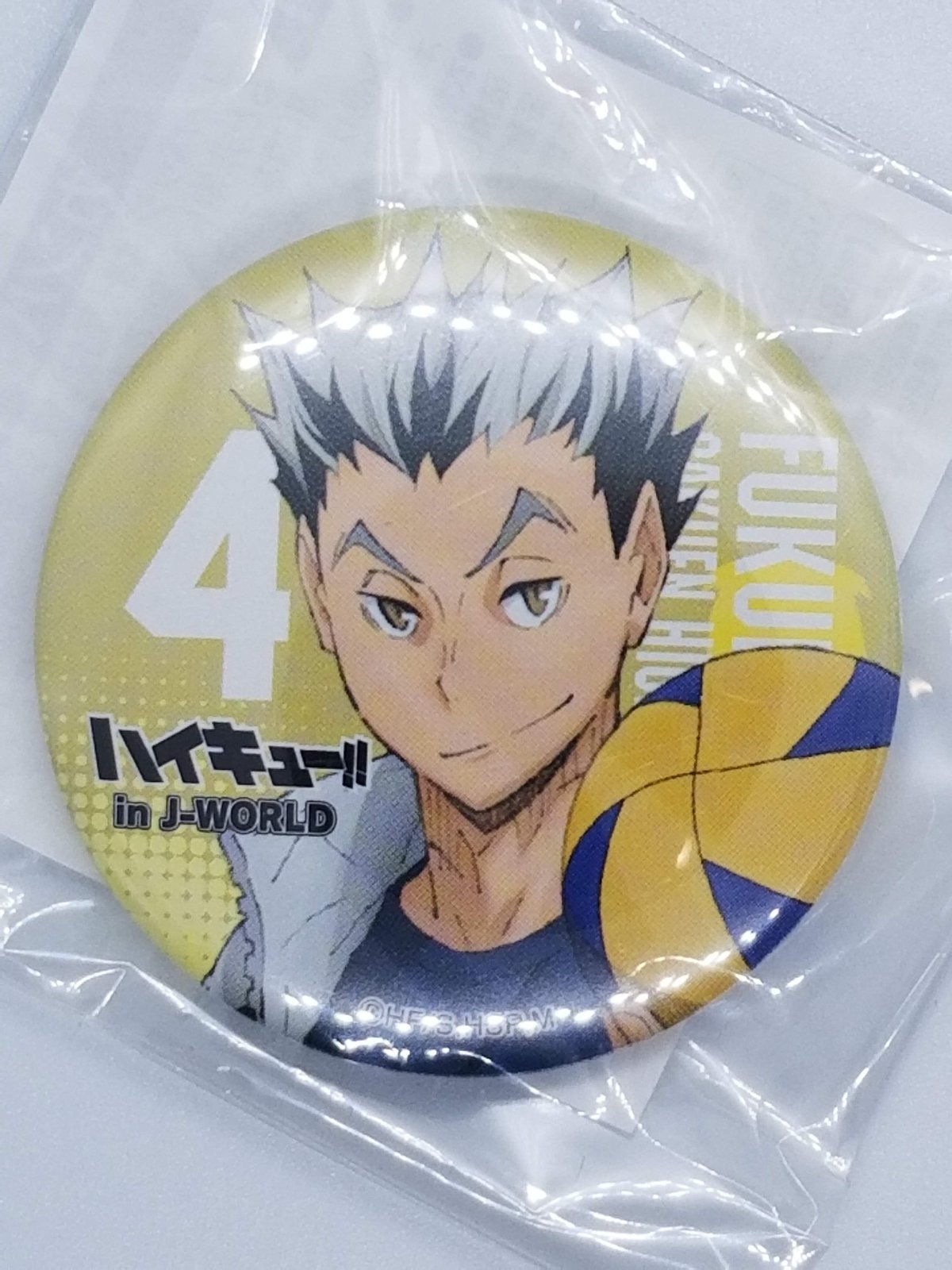 【超希少品】ハイキュー 木兎光太郎 JWORLD sports スクエア缶バッジ 超希少品】ハイキュー 木兎光太郎 JWORLD sports スクエア缶バッジ 超