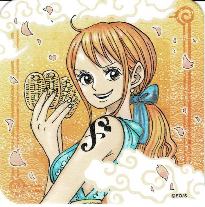 ONE PIECE ナミ アートコースター 第3弾 | K-BOOKS 池袋 2次元グッズ通販