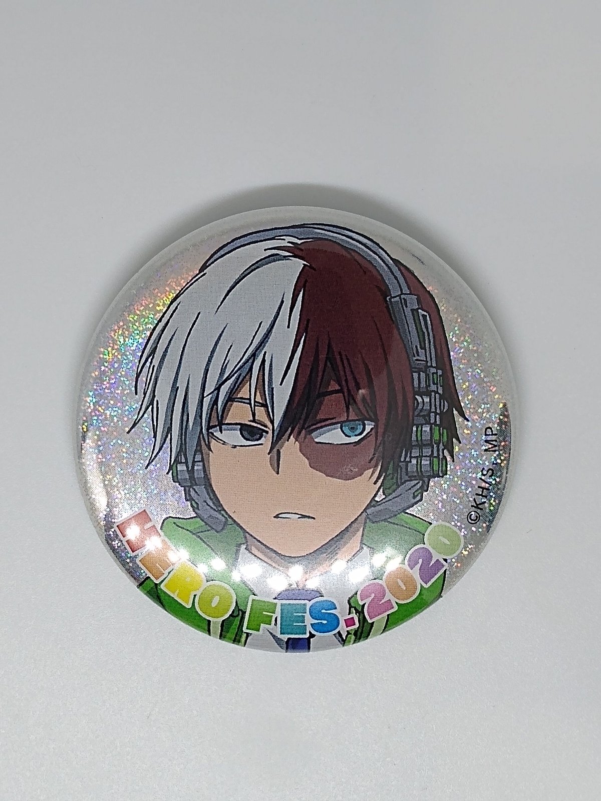 僕のヒーローアカデミア 原画展 缶バッジ 轟焦凍 僕のヒーローアカデミア』缶バッジ 轟焦凍 BE3: アクセサリー