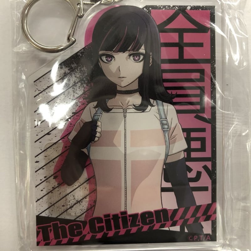 アクダマドライブ 一般人 キーホルダー ラバーストラップ 画像2枚目の缶バッジ含 アクダマドライブ 一般人 キーホルダー ラバーストラップ 画像2枚目の