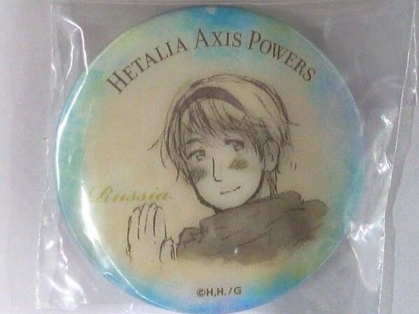 ヘタリア　長い付き合いだよっ！　チェンジング缶バッジ　オマケ 日丸屋秀和 『ヘタリア Axis Powers』 長い付き合いだよっ