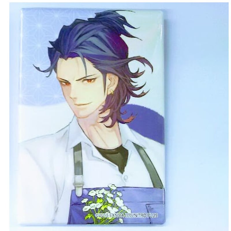 刀剣乱舞 スクエア缶バッジ 福島光忠 内番 | K-BOOKS 池袋 2次元