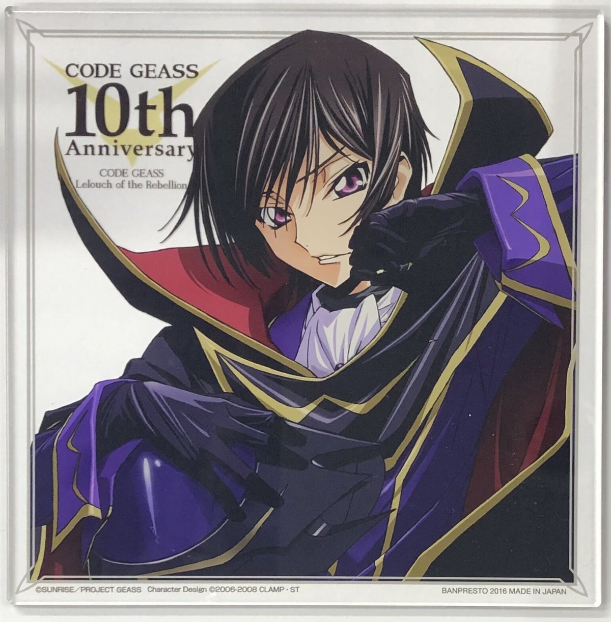 コードギアス~キセキの10周年~ D賞アクリルボード スタンド欠品】コードギアス ～キセキの10周年～ 一番くじ D賞