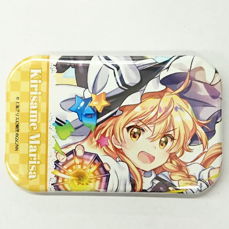 東方プロジェクト 霧雨魔理沙 ｢東方LostWord｣ スクエア缶バッジ | K