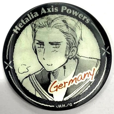 日丸屋秀和 『ヘタリア Axis Powers』 チェンジング 缶バッジ　ドイツ