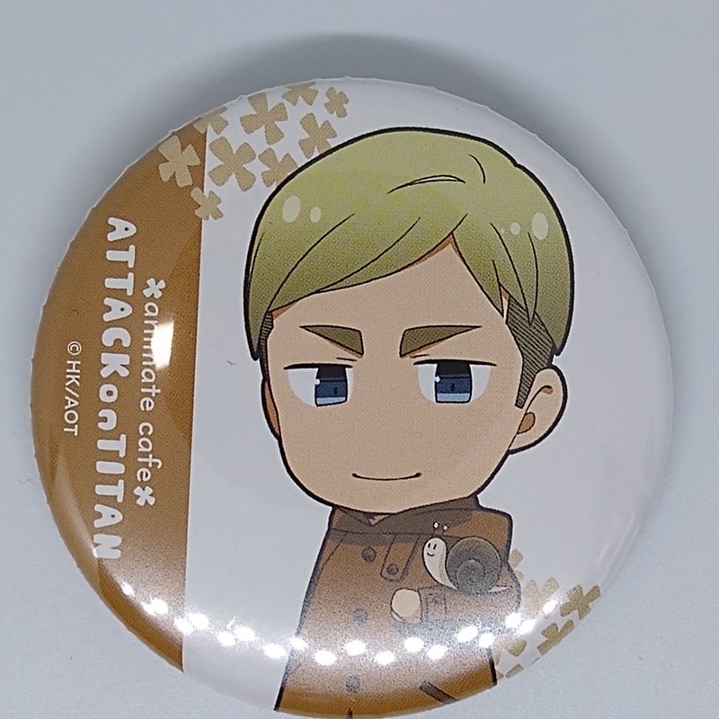 進撃の巨人 エルヴィン・スミス 缶バッジ | K-BOOKS 池袋 2次元グッズ通販