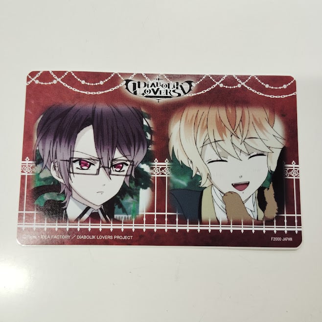 DIABOLIK LOVERS 逆巻レイジ 逆巻シュウ ステッカー | K-BOOKS 池袋