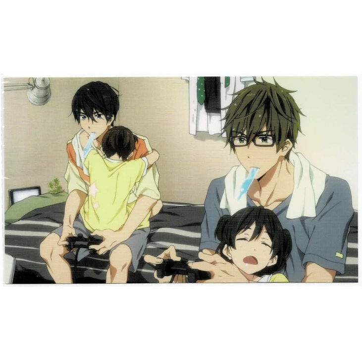 Free!」Blu-ray&DVD vol.2初回特典 特製エンドカード絵柄ポストカード 4