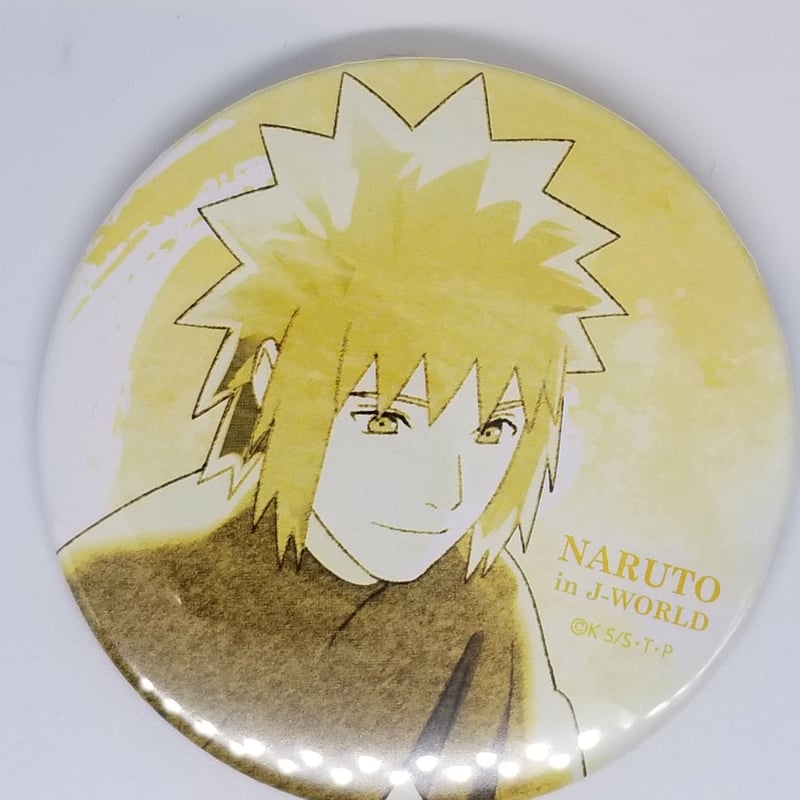 NARUTO in J-WORLD 絆 波風 ミナト 缶バッジ