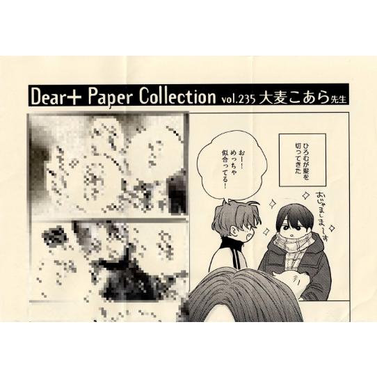 大麦こあら 『君がわるい恋の話』 全サ ペーパー【BLグッズ】 | K