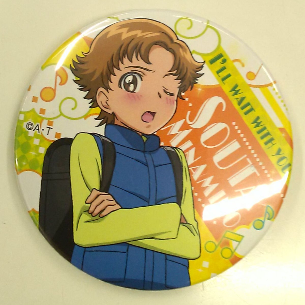 キズ有】スイートプリキュア♪ 南野奏太 スパークル缶バッジ3 Cool