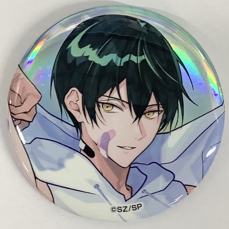 ざらめ鮫『幕が下りたら僕らは番』POP UP SHOP 缶バッジ 蜂谷密生【BL