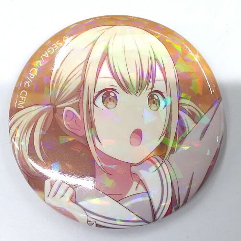 プロセカ ホログラム缶バッジ 小豆沢こはね