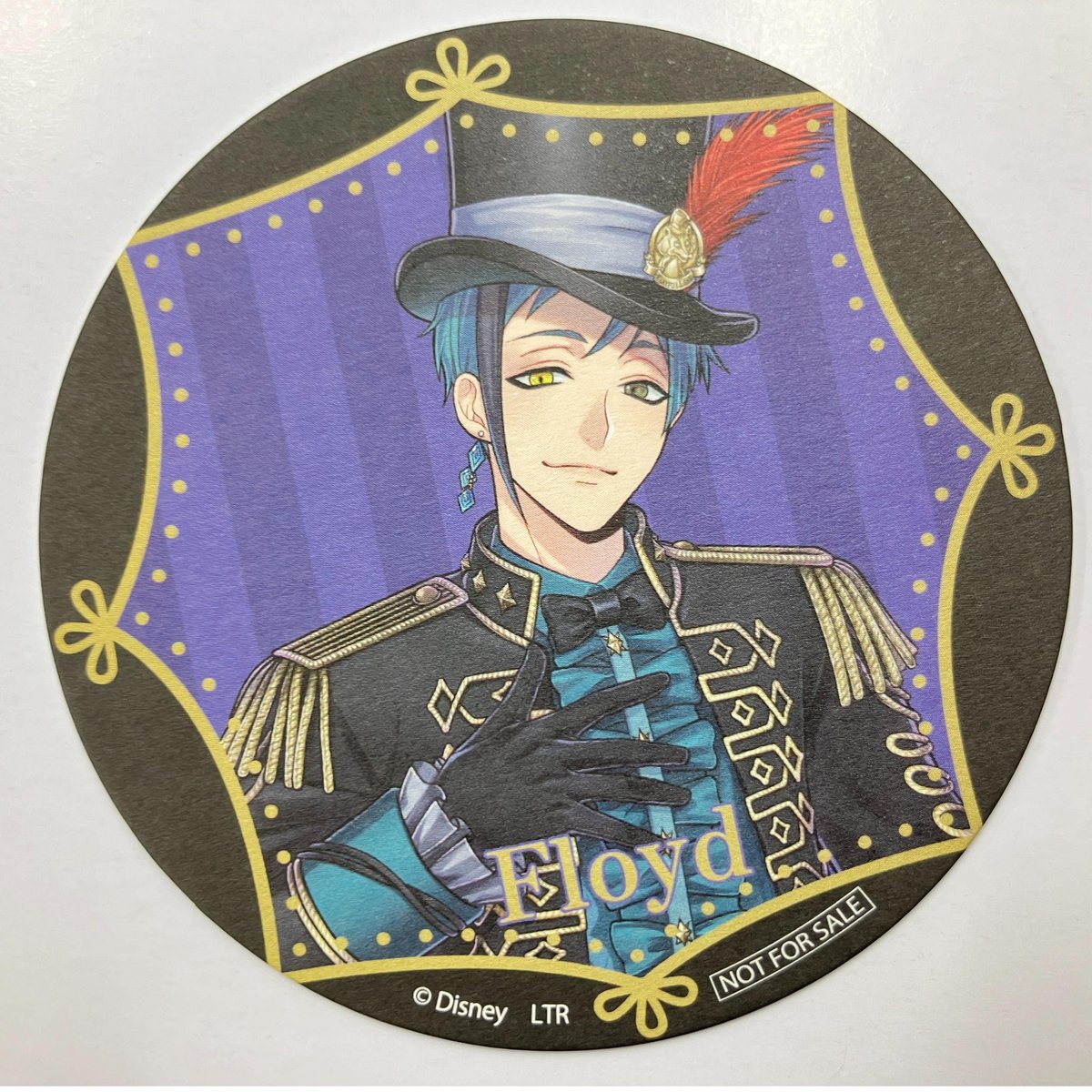 アクリルスタンドコースター ツイステカフェ　フロイド・リーチ ツイステ フロイド・リーチ ツイステカフェ ドリンク特典