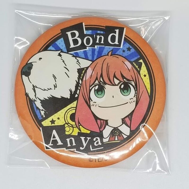 SPY×FAMILY ボンド 缶バッジ SPY×FAMILY スパイファミリー アーニャ