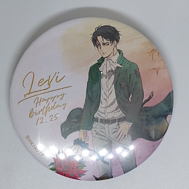 進撃の巨人 リヴァイ・アッカーマン Birthday 缶バッジ | K-BOOKS 池袋  