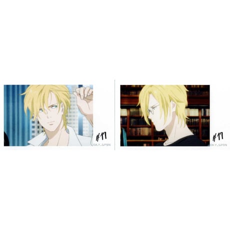 バナナフィッシュ　アッシュ　BANANA FISH　吉田秋生　置き時計　非売品 BANANA FISH」 オリジナルフライトタグ (アッシュ・リンクス