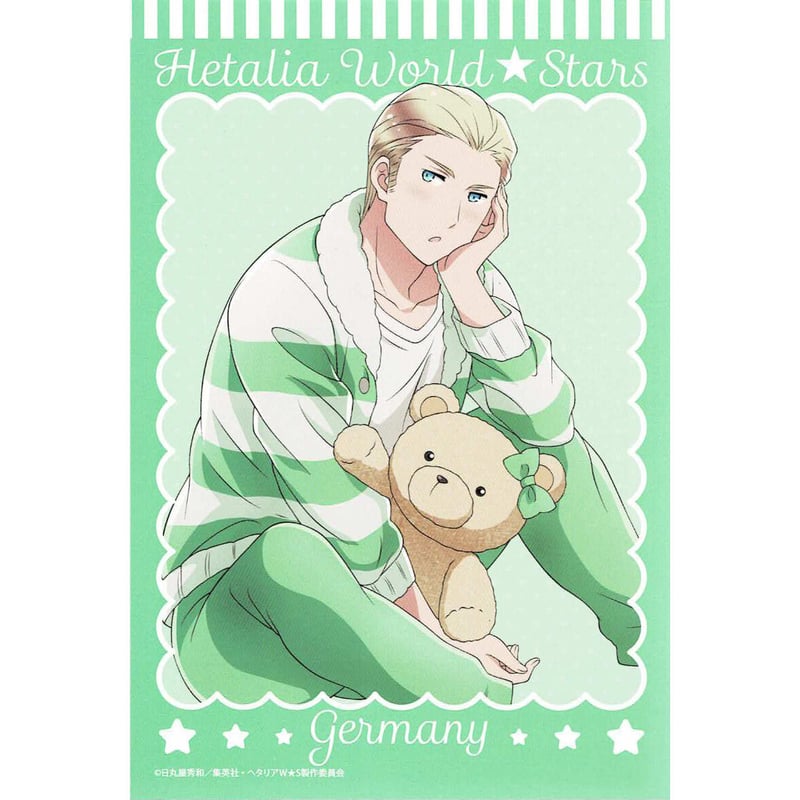 日丸屋秀和 『ヘタリア』 ポストカード パジャマ ver. ドイツ | K