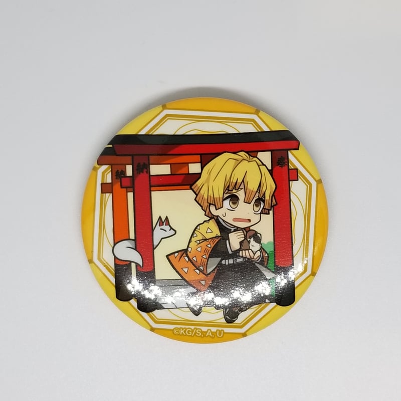 鬼滅の刃 我妻善逸トレーディングミニキャラ缶バッジ | K-BOOKS 池袋